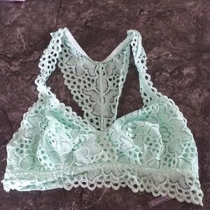 Lace racerback bralette size size